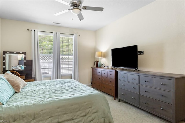 2816 Gavin Rd Unit 14, Chesapeake, VA 23323 - bedroom featuring light carpet and ceiling fan