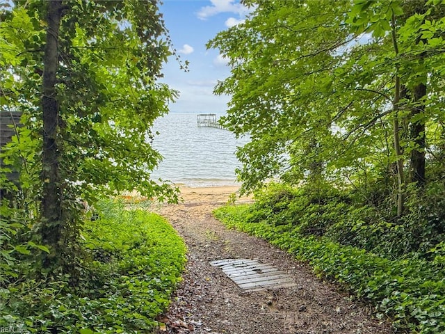 682 Bay Port Rd, Jamaica, VA 23079 - water view featuring nearby beach
