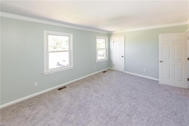 3809 Hazel Ct, Virginia Beach, VA 23456 - empty room featuring crown molding and light carpet