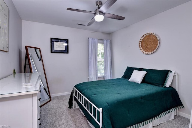 109 Yacht Ct, Williamsburg, VA 23185 - bedroom featuring light colored carpet and ceiling fan