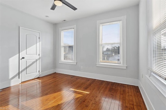 1145 24th St, Newport News, VA 23607 - unfurnished bedroom featuring wood-type flooring and ceiling fan