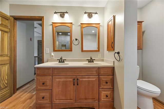 1628 Hawks Bill Dr, Virginia Beach, VA 23464 - full bath featuring double vanity and wood finished floors