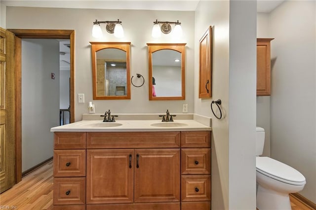 1628 Hawks Bill Dr, Virginia Beach, VA 23464 - full bathroom featuring double vanity and wood finished floors
