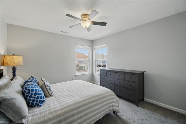 2137 Bellflower Way, Chesapeake, VA 23323 - carpeted bedroom with baseboards and a ceiling fan