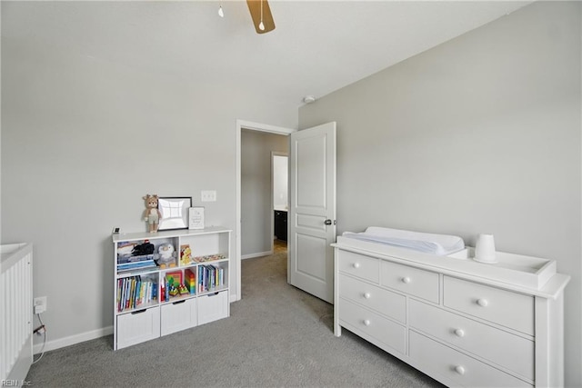 2137 Bellflower Way, Chesapeake, VA 23323 - bedroom with light colored carpet and ceiling fan
