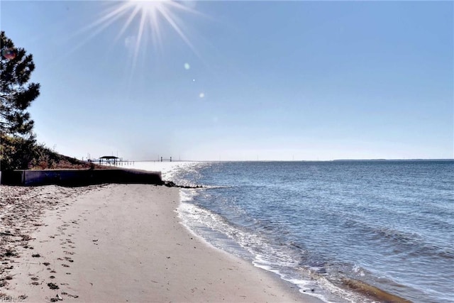 112 Archer Rd, Newport News, VA 23606 - water view featuring nearby beach