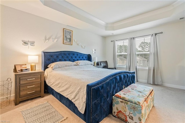 1728 Shorebird Ln, Virginia Beach, VA 23456 - bedroom featuring a raised ceiling and light carpet