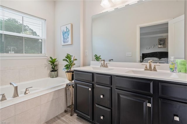 1728 Shorebird Ln, Virginia Beach, VA 23456 - ensuite bathroom with double vanity and a garden tub