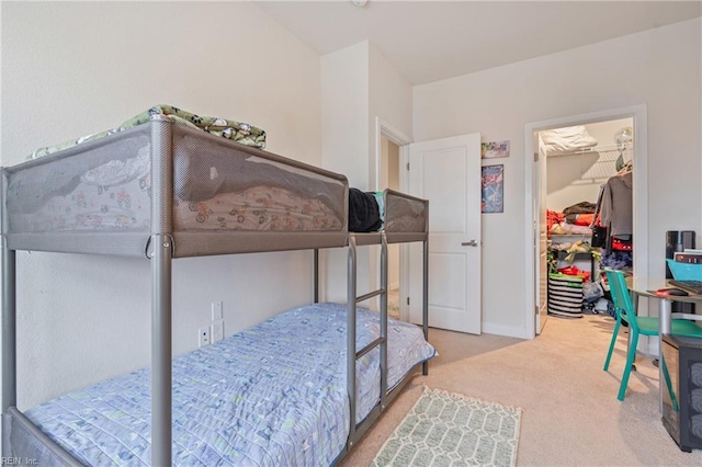 1728 Shorebird Ln, Virginia Beach, VA 23456 - bedroom with carpet floors, a spacious closet, and a closet
