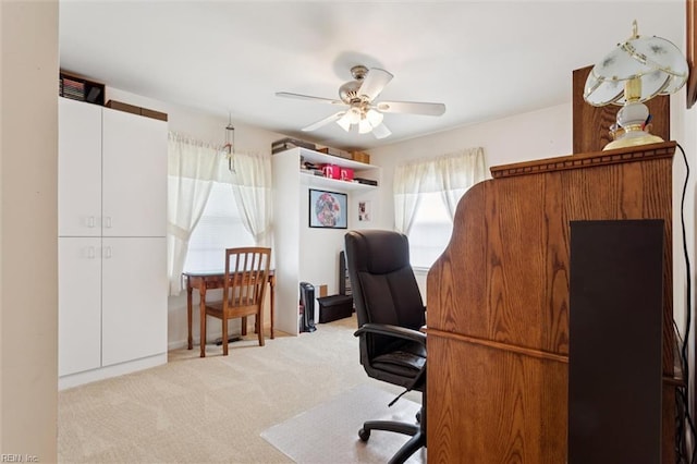 12 Sylvia Ln, Newport News, VA 23602 - carpeted office space with a ceiling fan