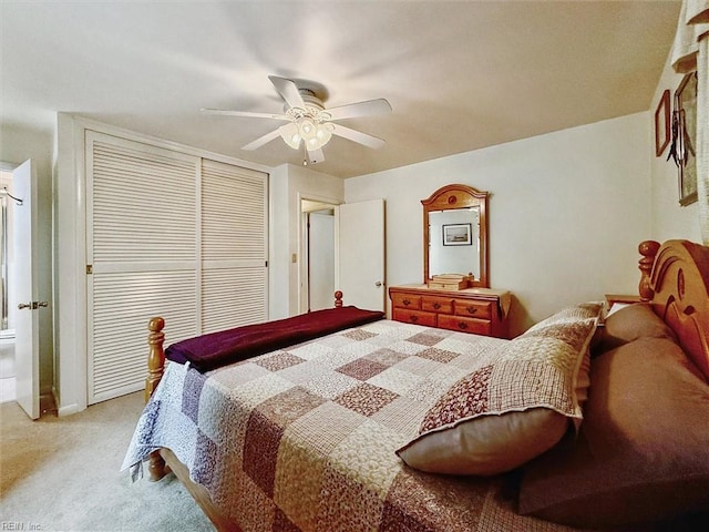 12 Sylvia Ln, Newport News, VA 23602 - bedroom featuring carpet, a closet, and ceiling fan
