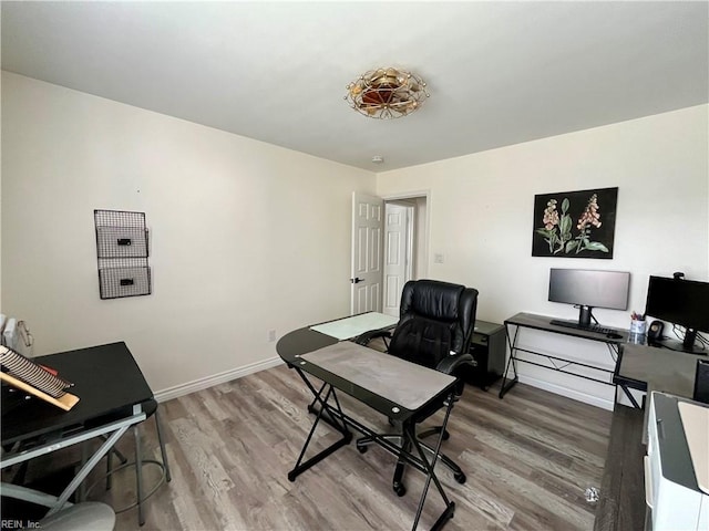 120 Lancelot Dr, Suffolk, VA 23434 - office with wood finished floors and baseboards