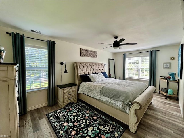 120 Lancelot Dr, Suffolk, VA 23434 - bedroom with wood finished floors and ceiling fan