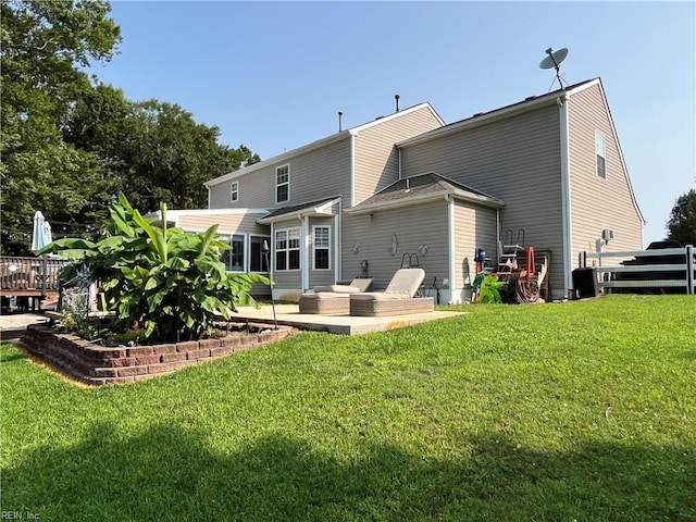 120 Lancelot Dr, Suffolk, VA 23434 - rear view of house featuring a patio area and a yard