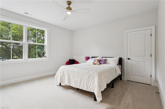 104 Tucker Ct, Carrollton, VA 23314 - bedroom featuring carpet and ceiling fan