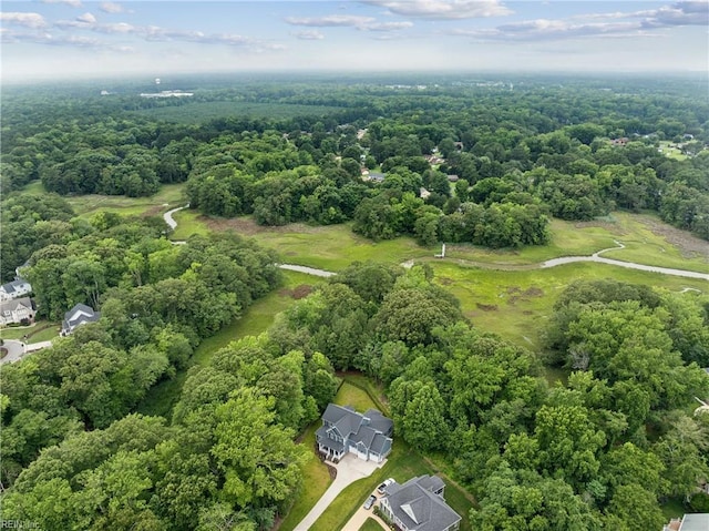 104 Tucker Ct, Carrollton, VA 23314 - aerial overview of property's location with a heavily wooded area