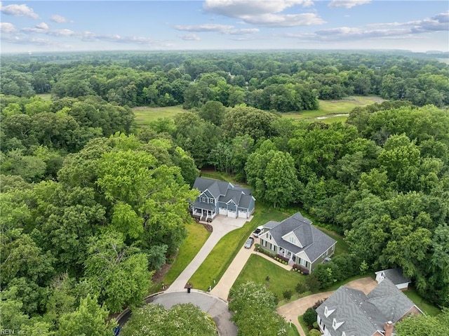 104 Tucker Ct, Carrollton, VA 23314 - view of property location featuring a heavily wooded area