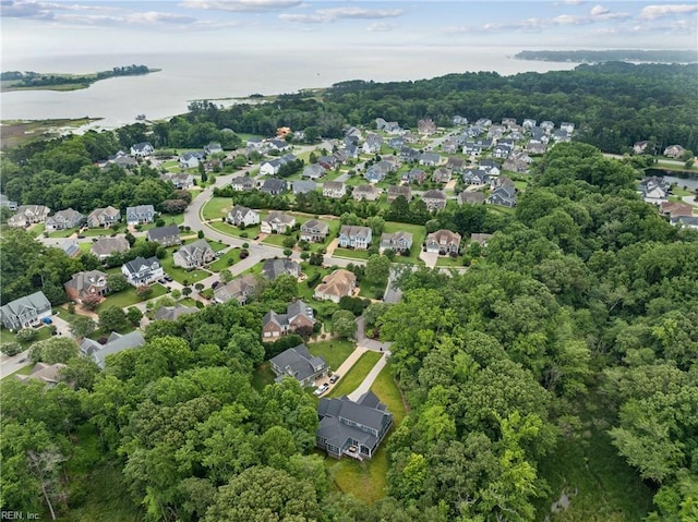 104 Tucker Ct, Carrollton, VA 23314 - aerial overview of property's location featuring a large body of water and nearby suburban area