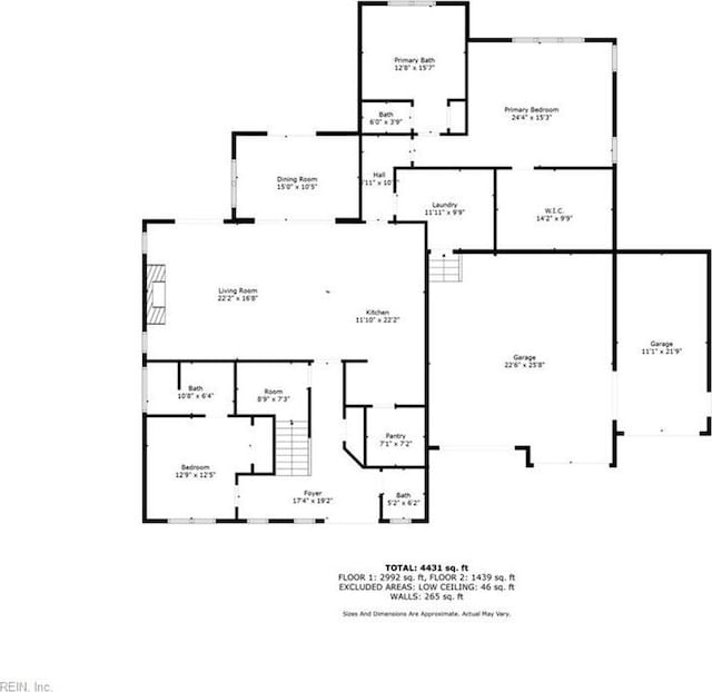 104 Tucker Ct, Carrollton, VA 23314 - view of room layout