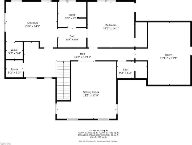 104 Tucker Ct, Carrollton, VA 23314 - view of home floor plan