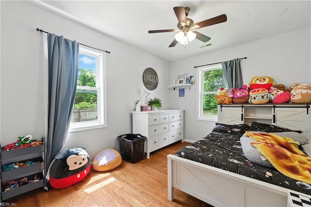 16 Inglewood Dr, Hampton, VA 23666 - bedroom with wood finished floors and ceiling fan