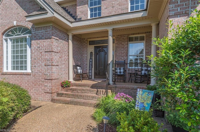 101 Ryder, Smithfield, VA 23430 - entrance to property featuring brick siding and covered porch