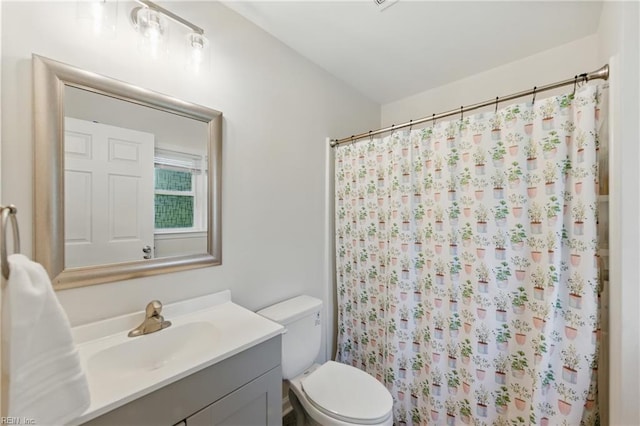 2601 Shell Rd, Hampton, VA 23661 - bathroom featuring vanity and curtained shower