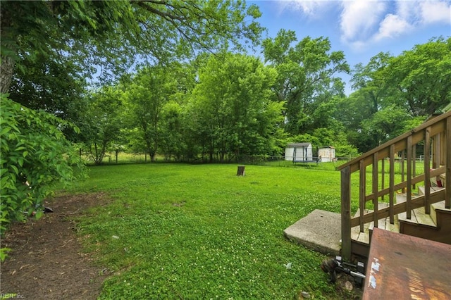 2601 Shell Rd, Hampton, VA 23661 - view of grassy yard with view of scattered trees