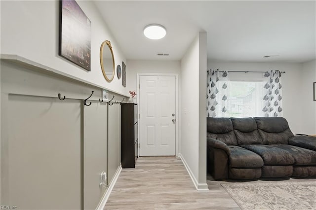 2601 Shell Rd, Hampton, VA 23661 - mudroom with light wood finished floors and baseboards