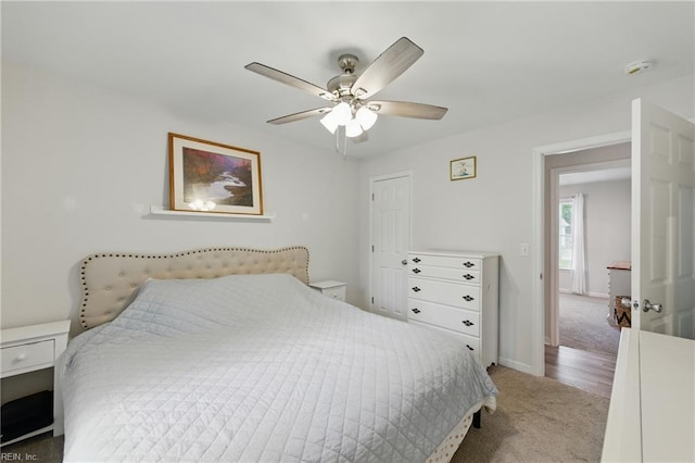 2601 Shell Rd, Hampton, VA 23661 - bedroom with carpet flooring and ceiling fan