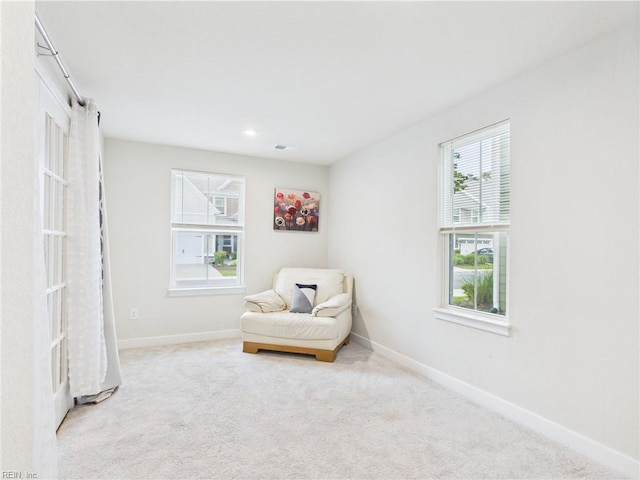 1732 Defiance Dr, Chesapeake, VA 23323 - sitting room featuring carpet floors and recessed lighting