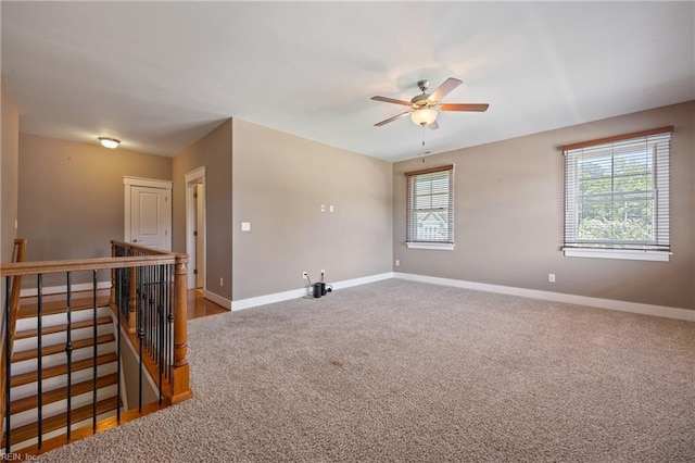 102 Batten Cv, Carrollton, VA 23314 - carpeted empty room featuring baseboards and ceiling fan