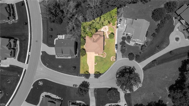 102 Batten Cv, Carrollton, VA 23314 - aerial view of property and surrounding area with property parcel outlined