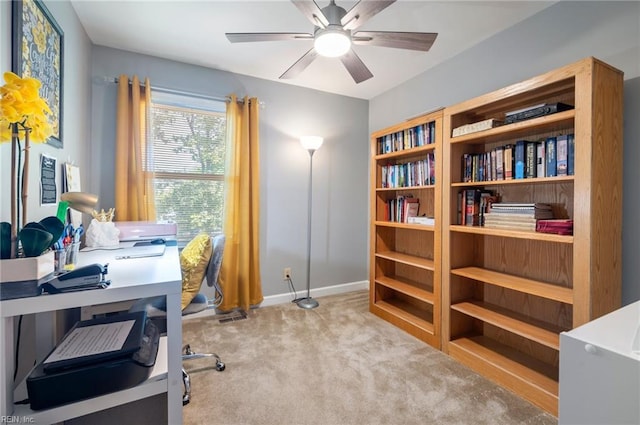 2025 Allison Dr, Chesapeake, VA 23325 - office space with carpet floors and a ceiling fan