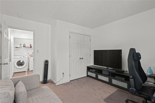 730 Kings Ridge Dr, Newport News, VA 23608 - office space featuring separate washer and dryer and carpet flooring