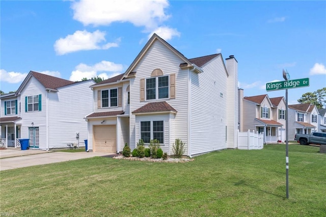 730 Kings Ridge Dr, Newport News, VA 23608 - view of front of property with concrete driveway and a garage