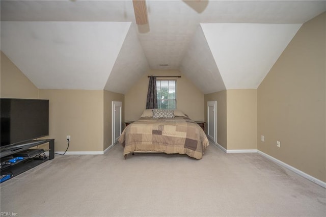 2146 Kingsley Ln, Chesapeake, VA 23323 - bedroom featuring light colored carpet and vaulted ceiling