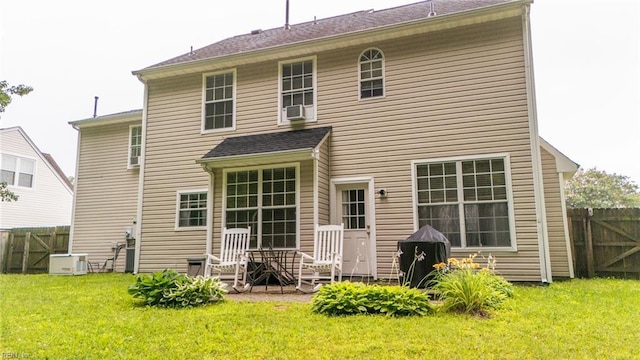 2146 Kingsley Ln, Chesapeake, VA 23323 - back of property featuring cooling unit