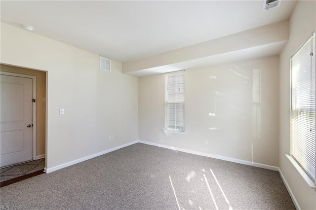 4371 Pickney Ln, Chesapeake, VA 23324 - spare room with carpet floors, healthy amount of natural light, and a smoke detector