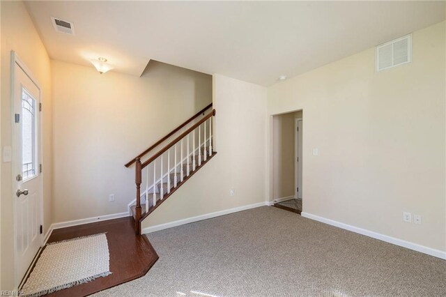 4371 Pickney Ln, Chesapeake, VA 23324 - foyer featuring stairs and carpet floors