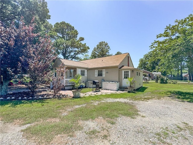 1912 Pleasant Ridge Rd, Virginia Beach, VA 23457 - view of front of home with a front yard and covered porch