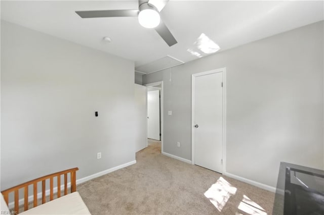 1217 Etworth Ln, Virginia Beach, VA 23464 - carpeted bedroom with attic access, a ceiling fan, and a closet