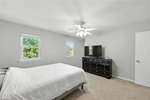 1217 Etworth Ln, Virginia Beach, VA 23464 - carpeted bedroom with baseboards and a ceiling fan
