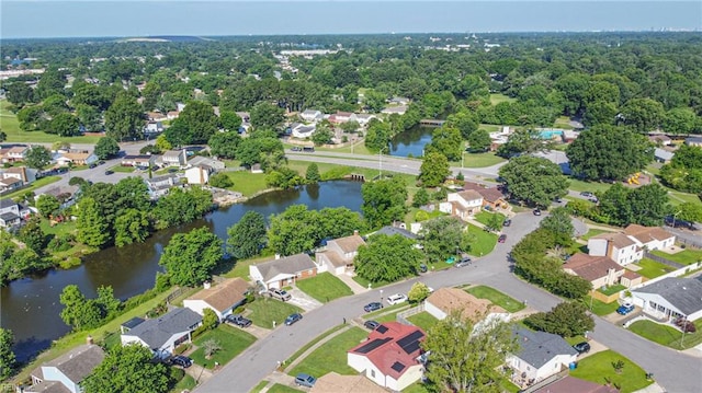 1217 Etworth Ln, Virginia Beach, VA 23464 - aerial view of residential area featuring a large body of water