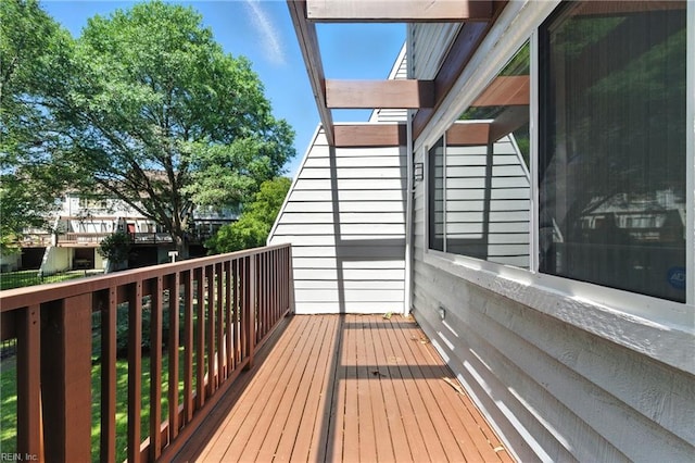 233 Mill Point Dr, Hampton, VA 23669 - view of wooden terrace