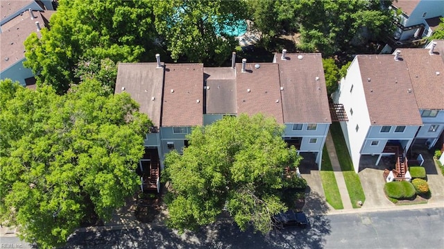 233 Mill Point Dr, Hampton, VA 23669 - aerial perspective of suburban area