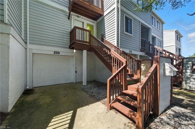 233 Mill Point Dr, Hampton, VA 23669 - property entrance with an attached garage