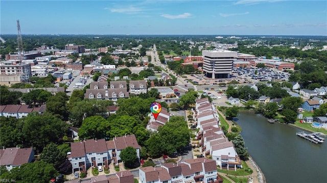 233 Mill Point Dr, Hampton, VA 23669 - drone / aerial view of a large body of water
