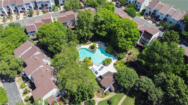 233 Mill Point Dr, Hampton, VA 23669 - aerial view of property's location with nearby suburban area