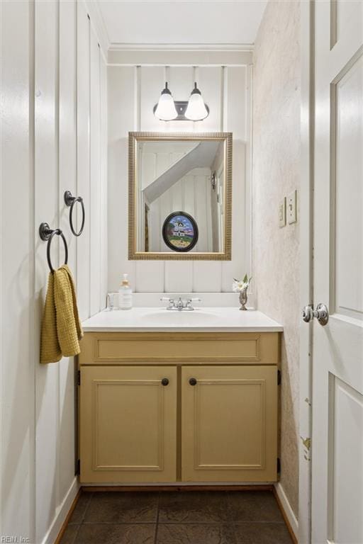 11 Elm Ave, Newport News, VA 23601 - bathroom featuring vanity and tile patterned flooring